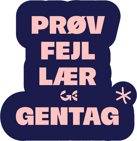 Badge, proev-fejl-laer-gentag