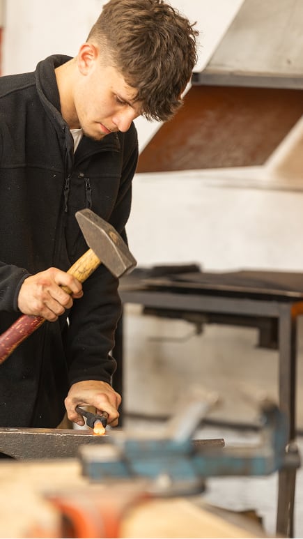 Håndværks-valgfag på Gylling Efterskole